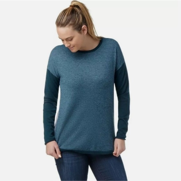 Smartwool Shadow Pine Colorblock Crew Sweater Large - Picture 1 of 7